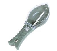 TFixol Strumento da Cucina a Forma di Pesce Raspatoio per Squame con Copertura Cattura Spazzola Pelatrice Raschiatrice Facile Usare la Pulizia della Pelle Design Foro