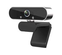TFixol Webcam Full HD 1080P Immagine cristallina Microfono integrato Compatibile con visualizzazione a 120° Una riduzione del rumore Chat multi-persona Nero
