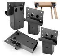 TFMUZERT Staffa per ascensore, Staffe di supporto per cervi 4x4, Staffa cieca per cervi con rivestimento a polvere Staffa angolare esterna per scatola da caccia Cieco Piattaforma rialzata Supporto per