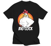TFRwtf33R Big Cock Summer Style Comic Ugly T-Shirts Black 3XL