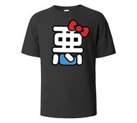 TFRwtf33R Chinese Characters Means Evil Men's T-Shirts Black S