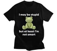 TFRwtf33R I May Be Stupid But At Least I'm Not Smart T Shirt Black 3XL