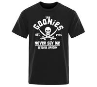 TFRwtf33R Oregon Pirate Flag Never Say Die Astoria Casual T Shirt Black L