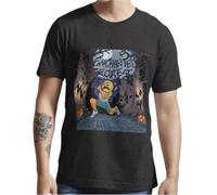 TFRwtf33R Run Like You're Scared Funny Scary Horror Art Cool T-Shirt Black L