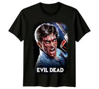 TFRwtf33R The Evil Dead (1981) Movie Poster Inspired T-Shirt Retro Tee Unisex Black S