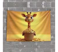 TFSW Decor For Man Cave Phoenix Rising: A Fiery Legend Reborn, arazzo divertente per la stanza dei ragazzi (75 x 100 cm)