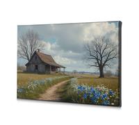 TFSW Decorazione per il bagno Cabina abbandonata nel cuore della natura, tela decorativa per soggiorno, parete bagno (30 x 40 cm)