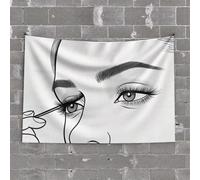 TFSW Divertente decorazione per la casa, fatina incantata con ali arcobaleno, arazzo da uomo, decorazione per grotta degli uomini (75 x 100 cm)