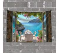 TFSW Piccolo arazzo da parete con ali di farfalla incantate: un magico arazzo fantasia decorazione per porta per camera da letto arazzo estetico (75 x 100 cm)