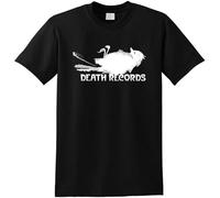 TFTFRRAUCR Death Records Logo Retro Phantom of The T-Shirt Black