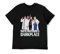 TFTFRRAUCR Garth MarenghiS Darkplace Characters Cult Comedy TV T-Shirt Black