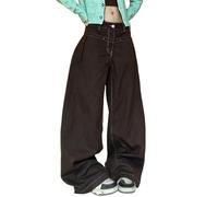 TFXXDUM Vaqueros Mujer,Pantalones Vaqueros Holgados De Mezclilla para Mujer, Ideales para Un Look Casual Durante Todo El Día.