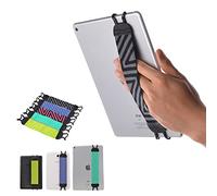 TFY Security Hand-Strap per Tablet, iPad, e e-Reader - Apple iPad, iPad 4, iPad Air (iPad Air 2), iPad Mini - iPad PRO 24,6 cm - Samsung Galaxy Tab & Note - Google Nexus e More - Nero/Grigio