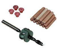 (TG. ø 10 mm) Wolfcraft 2918000 Set per Spinatura, ø 10 mm - NUOVO
