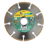 (TG. ø 115 x 22,2 x 1,2 mm) Wolfcraft 8369000 Disco da Taglio per Metallo Duro