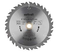 (TG. ø 140 x 12,75 x 2,4 mm) Wolfcraft 6731000 Lama per Seghe Circolari HM, 18