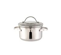 (TG. Ø 16 cm) Axentia 221080 Pentola con Coperchio e Colapasta Fisso, Acciaio I