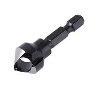 (TG. ø 16 x 46 mm) Wolfcraft 4370000 Svasatore Trasversale, Angolo 45°, ø 16