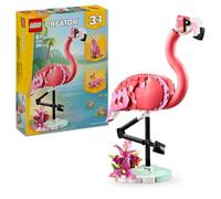 (TG. 高さ 約23cm) LEGO Creator 3 in 1 Animali Selvatici: Fenicottero Rosa Gio