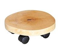(TG. (Ø) 25-30 x (A) 8 cm) Wagner Carrello per Piante Tronco D’Albero Unica