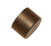 (TG. Ø 25 mm) Gardinia Ferma bastoni, Aluminum, Bronzo, Ø 25 mm, 2 unit - NUO