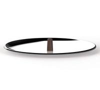 (TG. Ø 28) Alessi edo Coperchio con pomello, Inossidabile, Acciaio, Marrone - N