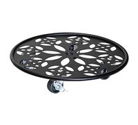 (TG. (Ø) 30 x (A) 6,5 cm) WAGNER design yourself Carrello per Piante Black Flow