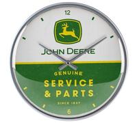 (TG. Ø 31 cm) Nostalgic-Art Orologio da muro retrò, Ø 31 cm, John Deere - S