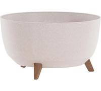 (TG. Ø 47x26,5 cm) Siena Garden ECO Oslo - Vaso per piante, 47 cm, colore: Beig