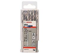 (TG. Ø 6.7 mm) Bosch Professional 10x HSS-G Punta per Metallo (Ø 6.7 mm, Robus