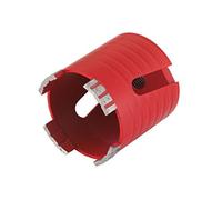 (TG. ø 68 mm) Wolfcraft 7957000 Punta a Corona Diamantata, 65 mm, M 16, ø 68 m