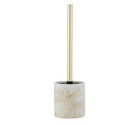 (TG. Ø 7,5 x 37 cm) WENKO Set WC Odos, pregiato portascopino in robusta polires