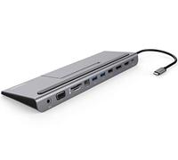 (TG. 0,25 m) PremiumCord Docking station USB-C MST per notebook, 4K HDMI, Displa