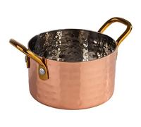 (TG. 0,3 Liter) APS 40730 MUMBAI - Vasino in acciaio inox, effetto rame, Ø 9,0