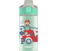 (TG. 0.4 L) SIGG Miracle Fireman Bottiglia per Bambini (0.4 L), Bottiglia Salvag