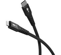 (TG. 0,5 m) goobay Cavo flessibile in tessuto da USB-C a Lightning, 60 W, 0,5 m,