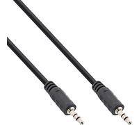 (TG. 0.5m) InLine 21391 Cavo Audio Jack, Nero - NUOVO