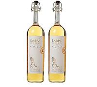 (TG. 0.65 (Confezione da 2)) Poli, Grappa Sarpa Oro Riserva Barrique - 700 ml (C