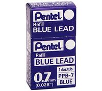 (TG. 0,7 mm) Pentel - Astuccio con 12 mine colorate per portamine, 0,7 mm, color
