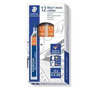 (TG. 0,9 mm) Staedtler 250 09-HB Mina Sottile Micro, 0.9 mm HB, set da 12 unit