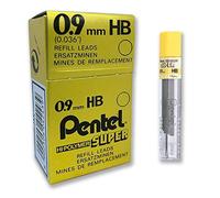 (TG. 0.9) Pentel 50 mine Super Hi-Polymer astuccio da 15 mine 0,9 mm HB, 12 pezz