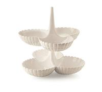 (TG. 0) Guzzini 1992 Piatti da antipasto, San, Bianco Latte - NUOVO