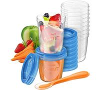 (TG. 0) Philips Avent SCF721/20 Set Via Gourmet - 20 Vasetti per la Conservazion