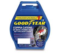 (TG. 030) Goodyear 77901 "G9", Catene neve auto 9 mm, Misura 030, Omologate TUV