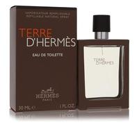 (TG. 1.0 Ounce) Hermes Terre D'Hermes EDT - Refillable M 30 ml - NUOVO