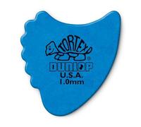 (TG. 1.0mm) Dunlop Tortex Fin Pick.50 Mm 1.0Mm Blue - NUOVO