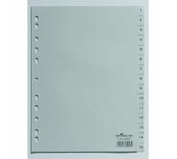 (TG. 1-15) Durable 652410 - Divisorio con Tasti Prestampati 1-15, Formato A4 Ver