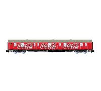 (TG. 1:160 Scale N gauge) Coca-Cola, vagone postale a 4 assi ex Post-mr-a, livre