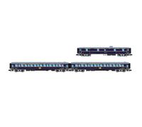 (TG. 1:160 Scale N gauge) RENFE, set di 3 unit CIWL "Castellano Expreso", vagon