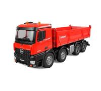 (TG. 1:18) Amewi Mercedes Benz Arocs ribaltabile 8 x 4/4 4WD 1:18 RTR rosso, RC